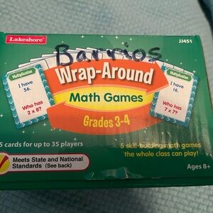 Lakeshore Wrap-Around Math Games Grades 3-4 - Read